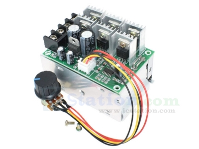 40A DC Motor Governor 15KHz 0-100% PWM Brushed Motor Speed Controller 12V 24V 48V